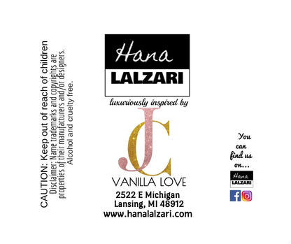VANILLA LOVE - Label Design