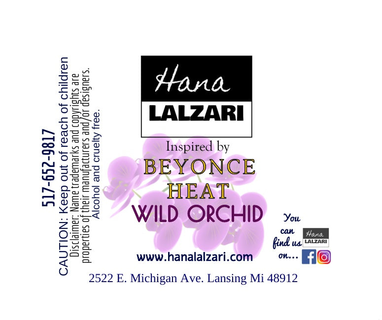 WILD ORCHID - Label Design