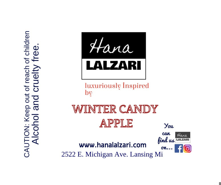 WINTER CANDY APPLE - Label Design