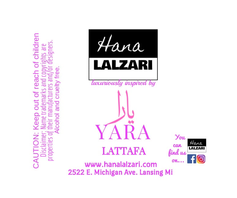 YARA LATTAFA - Label Design