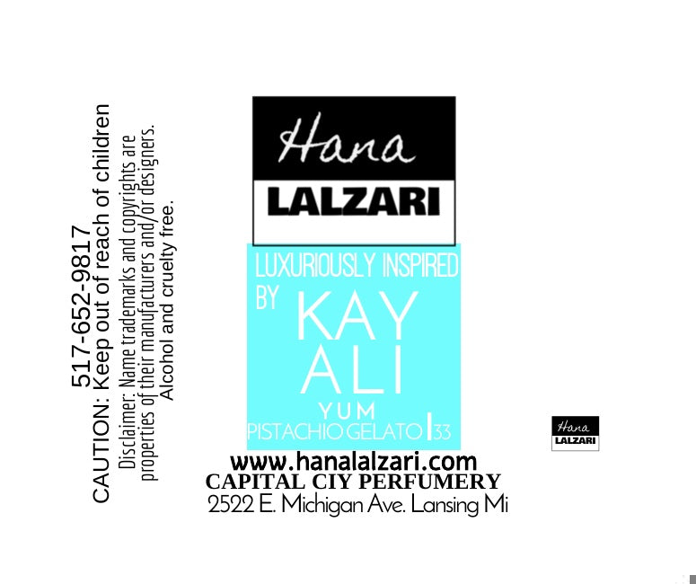 YUM PISTACHIO GELATO - Label Design