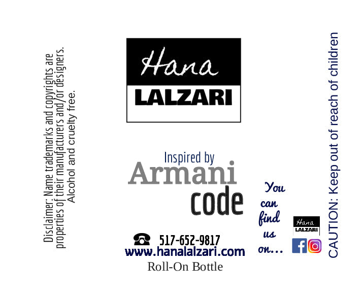 Luxuriously Inspired by Armani Code