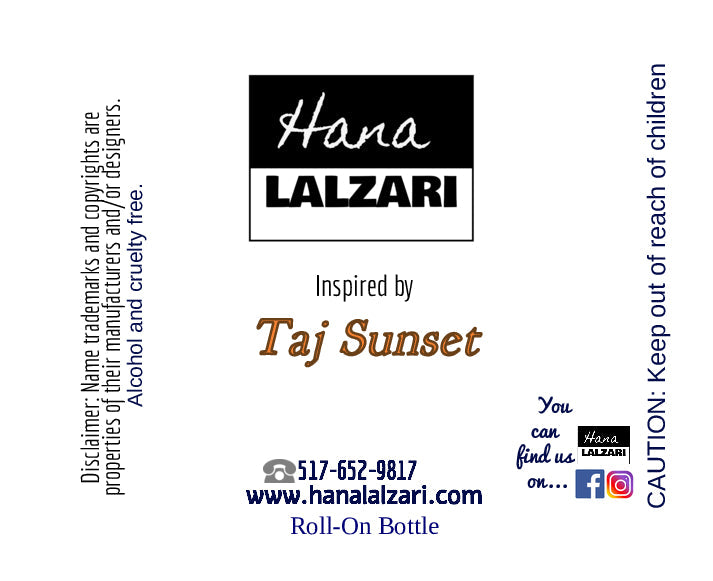Luxuriously Inspired by Taj Sunset Perfume